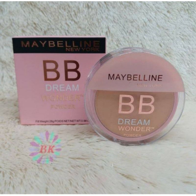 BB PINK / BEDAK MAYBELLINE 2IN1 BB DREAM WONDER  POWDER FOUNDATION