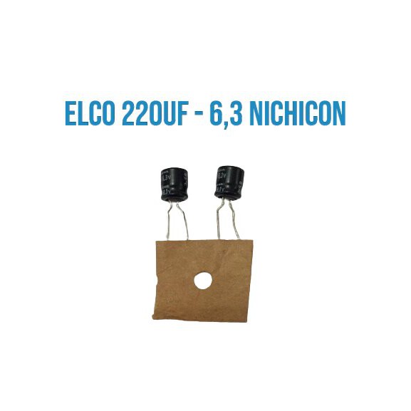 ELKO KAPASITOR 220UF - 6,3V NICHICON