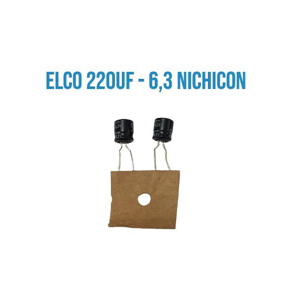 ELKO KAPASITOR 220UF - 6,3V NICHICON