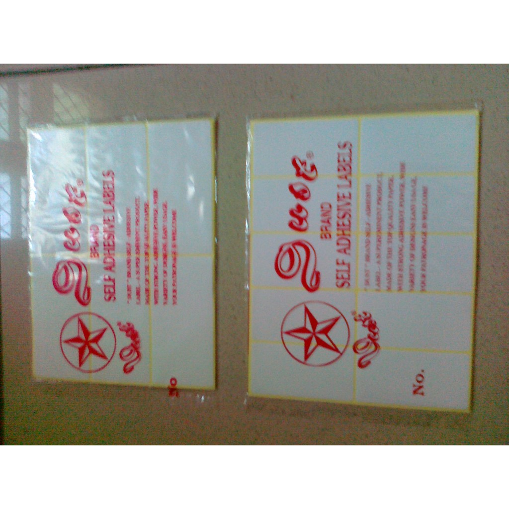 

Label nama putih polos 1 pak