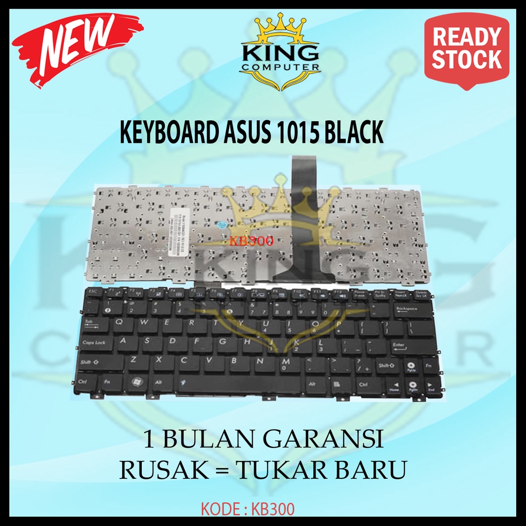 Keyboard Laptop Asus Eee PC 1015 1015b 1015bx 1015cx 1015p 1015t 1015E Hitam