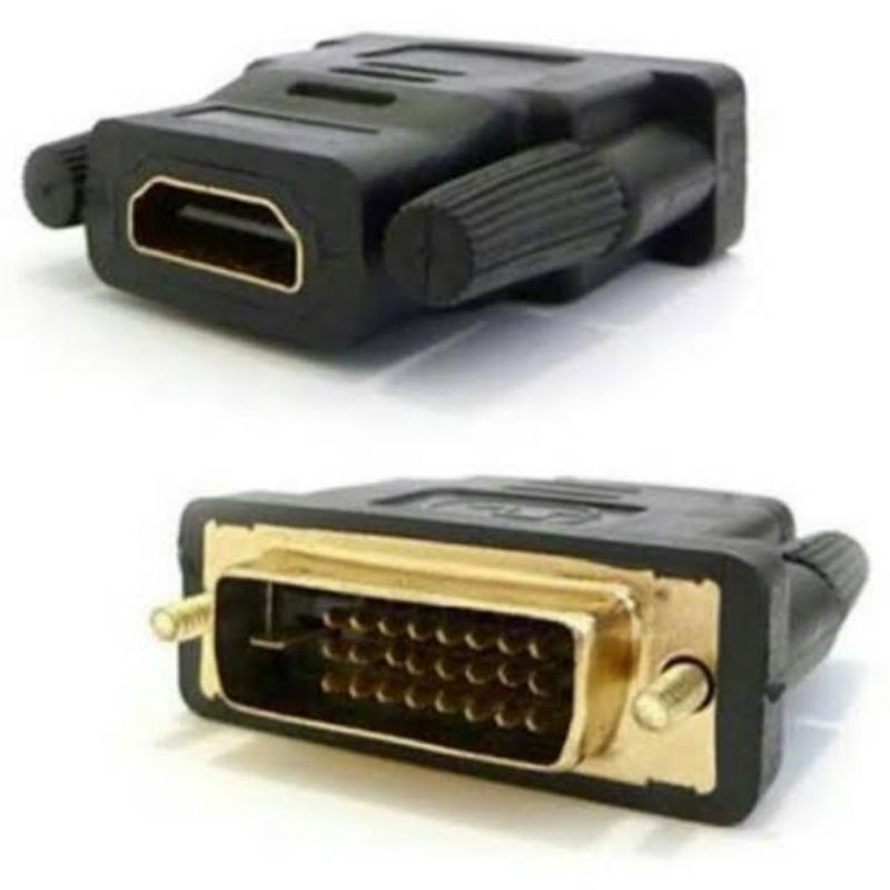 Converter Gender Dvi 24 + 1 Male To HDMI Female Connector - Dvi 25 Pin To HDMI Gender Dvi To HDMI