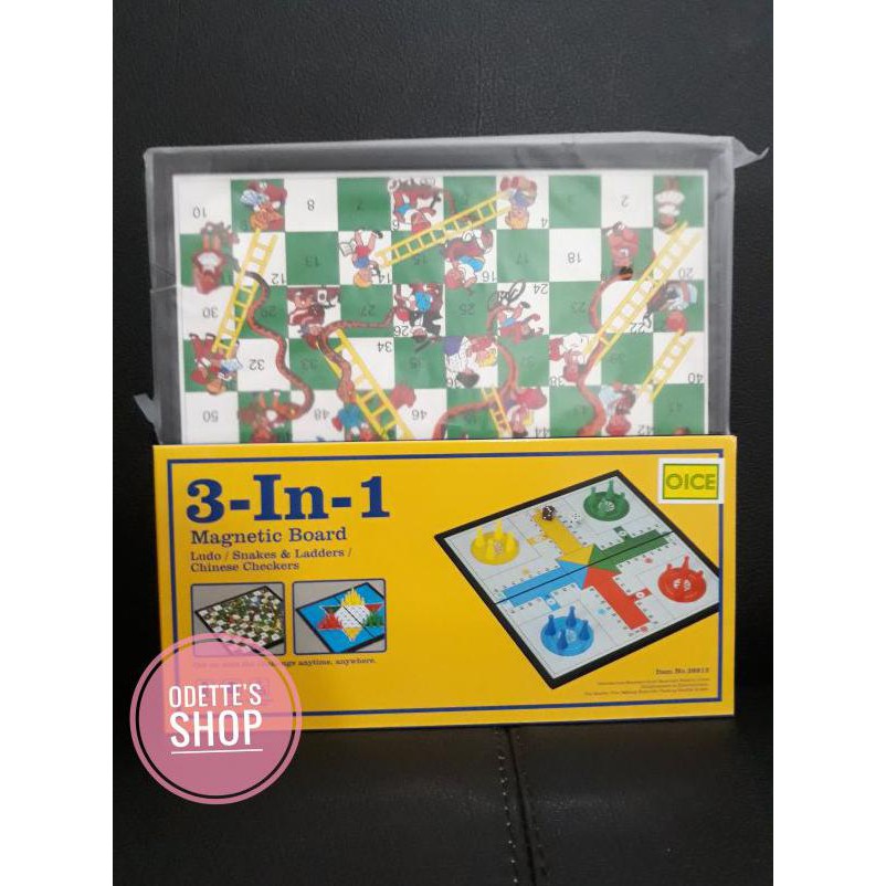 Mainan Edukasi Board Games 3In1