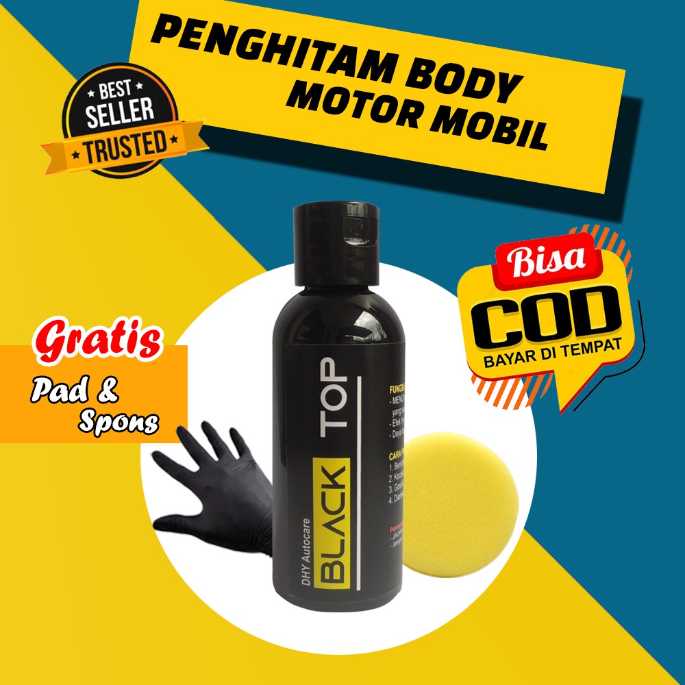 Penghitam Body Motor  penghitam body motor permanen  penghitam body motor permanen original 50ML