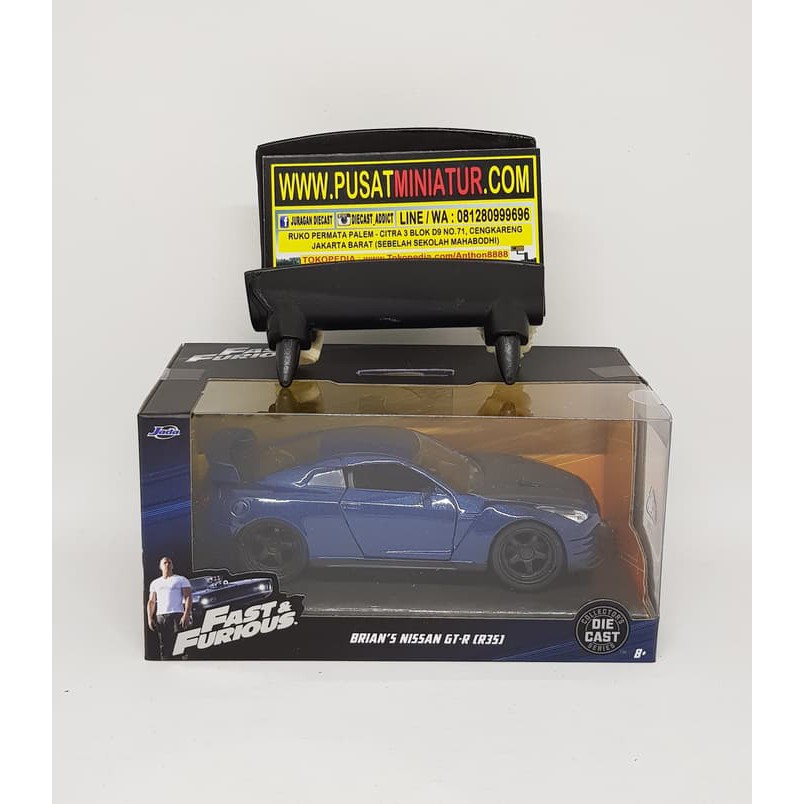 BRIAN'S NISSAN GT-R (R35) - SKALA 32 - JADA (DIECAST)