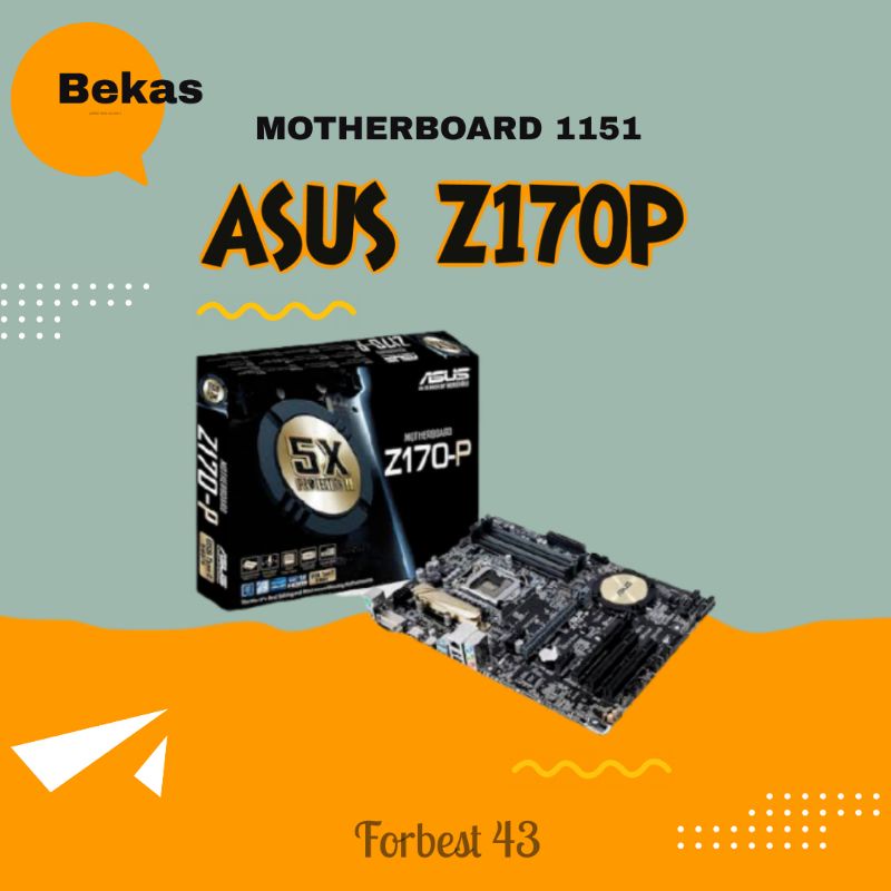 Motherboard Gaming Asus Z170P Kabylake Motherboard LGA 1155