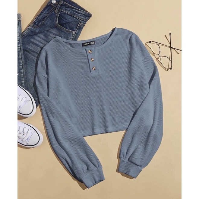 BLOUSE CROP - TOP BLOUSE KOREA - FREESIA TOP BLOUSE