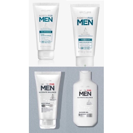 North For Man Shower gel/ face wash/face crram