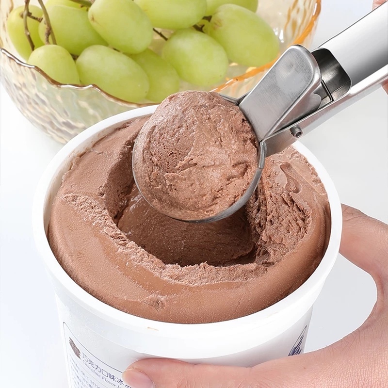 Sendok Es Krim / Yogurt Frozen Bahan Stainless Steel