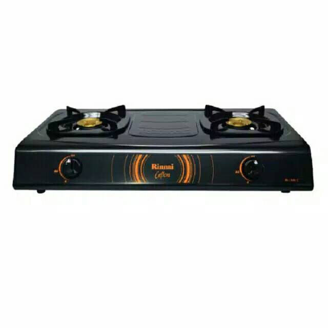 Kompor gas Rinnai RI 522C RI 522 C 2 tungku teflon Kompor gas Rinnai RI 522C RI 522 C 2 tungku teflon