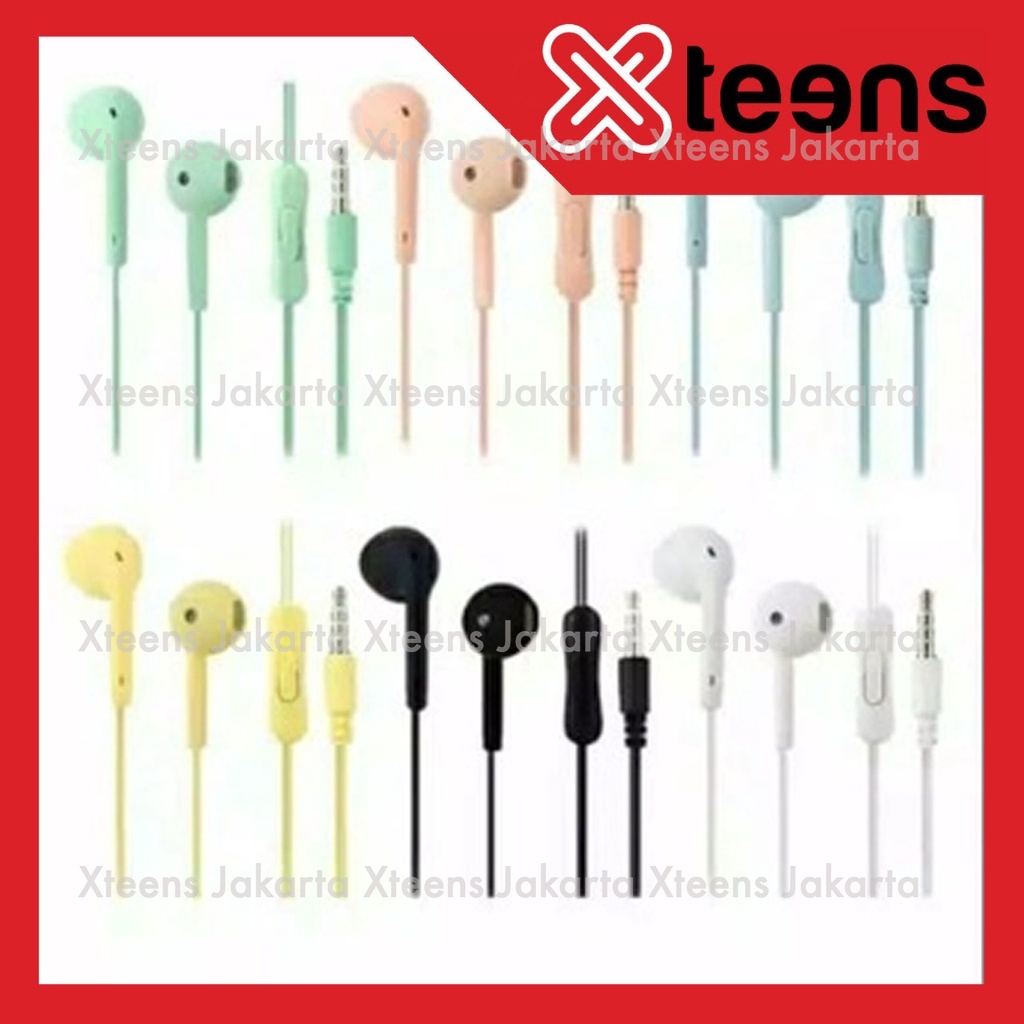 Earphone Macaroon Mate Colours U19-Earphone Music Angel Headset