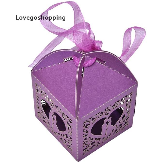 

10 50 100PCS PRETTY MARRIED WEDDING FAVOR BOX GIFT 04 DSG54546WE