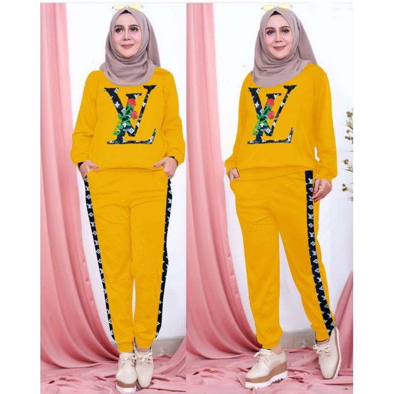 SET LESTY KEJORA FH stelan muslim babyterry set gamis kekinian