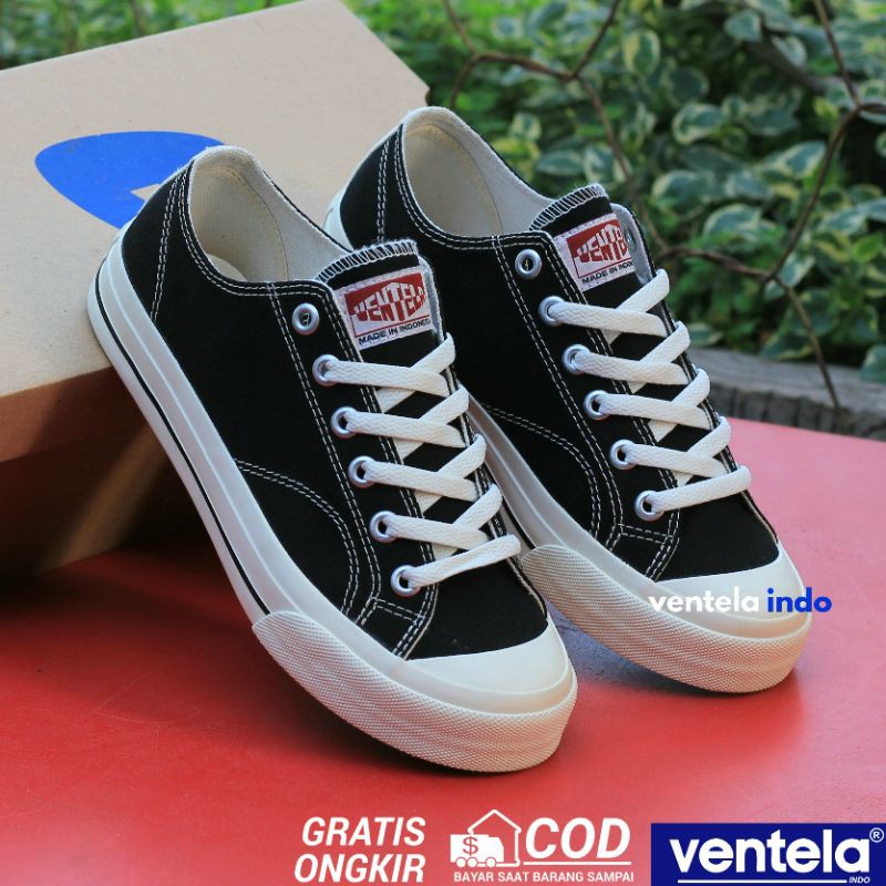 Ventela Basic Low Black Natural / Black White / All black Original