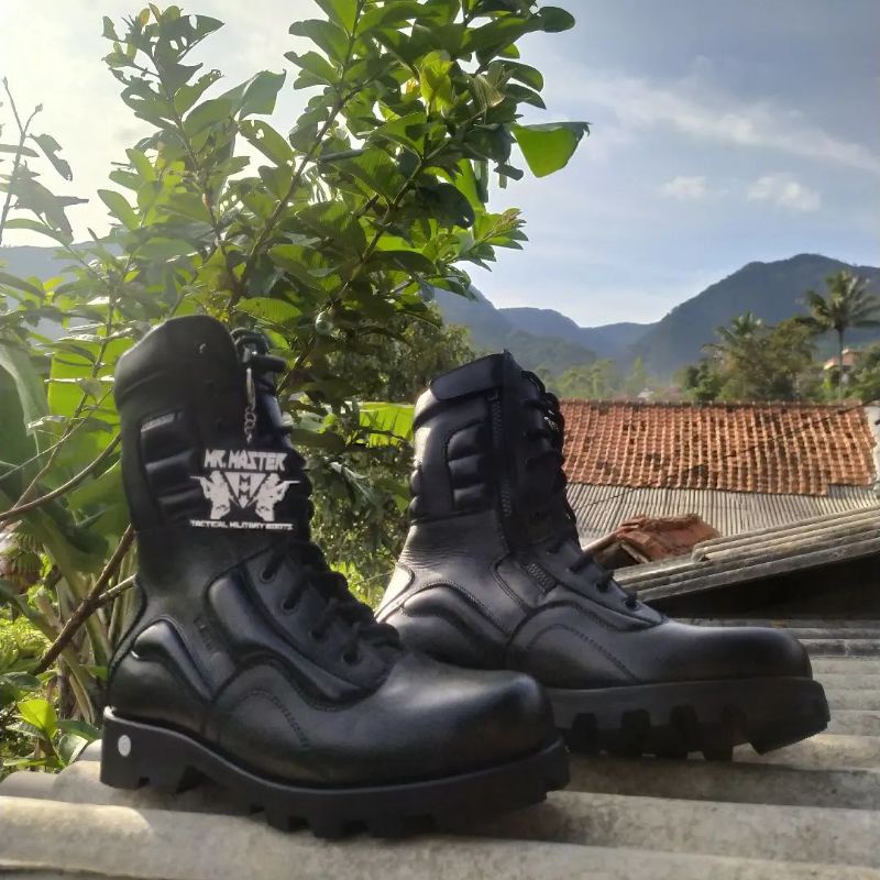 SEPATU PDL MR MASTER LGR RADIAL KULIT SAPI ASLI SEPATU PDL DINAS LAPANGAN TNI POLRI SECURITY SATPAM