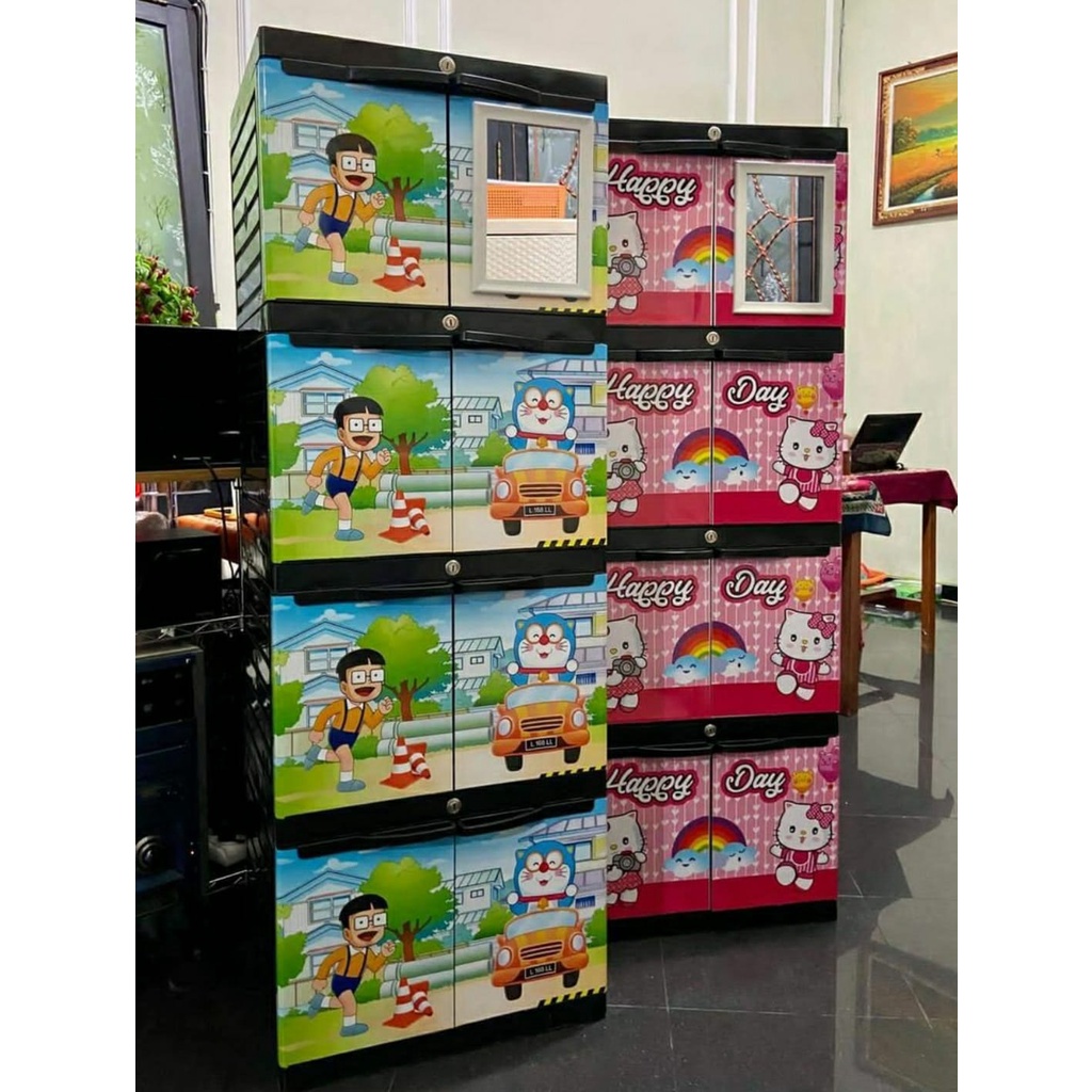 DAPUR UNIK KHUSUS GOSEND LEMARI PLASTIK DIVA MINI KARAKTER