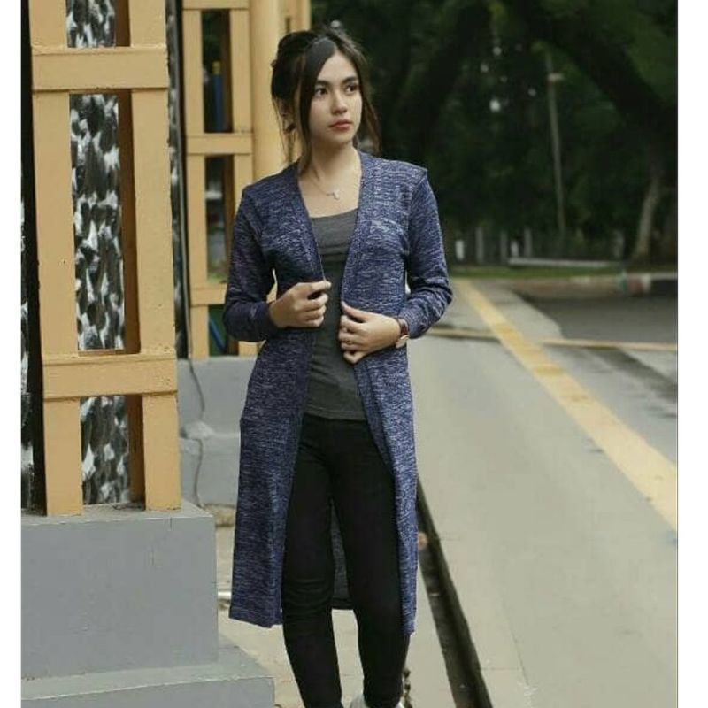 LONG CARDIGAN RAJUT WANITA POLOS KEKINIAN / TWIST CARDY TUMBLR KARDIGAN PANJANG DEWASA TERBARU 2022 