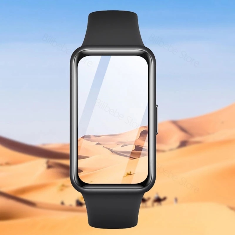 Film Hydrogel Pelindung Layar Smartwatch Huawei Band 7 Full Cover Tahan Gores Anti Sidik Jari