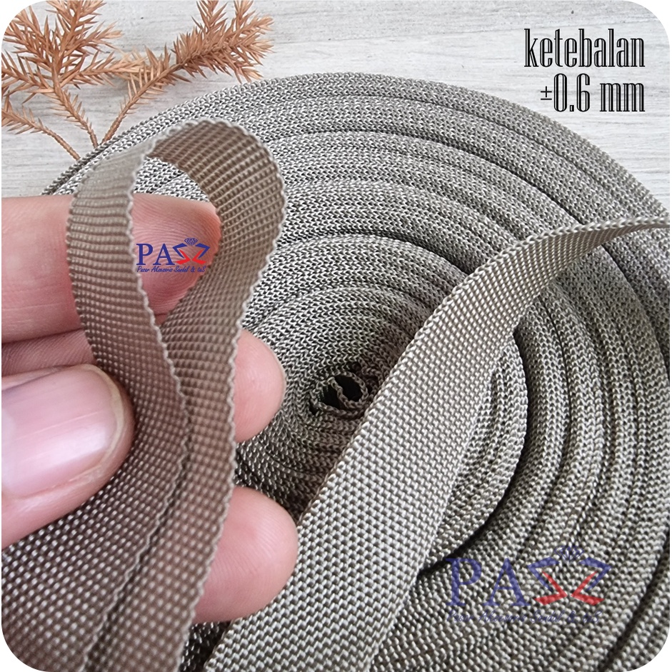 Tali Webbing Pelipit / Bisban / PCR 2 cm  36 Yard/rol