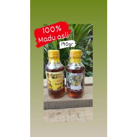 

MADU ASLI.. MADU MURNI.. Sugiyanto Madu 190gr ..Madu Hutan Riau Super (MURNI TANPA CAMPURAN )