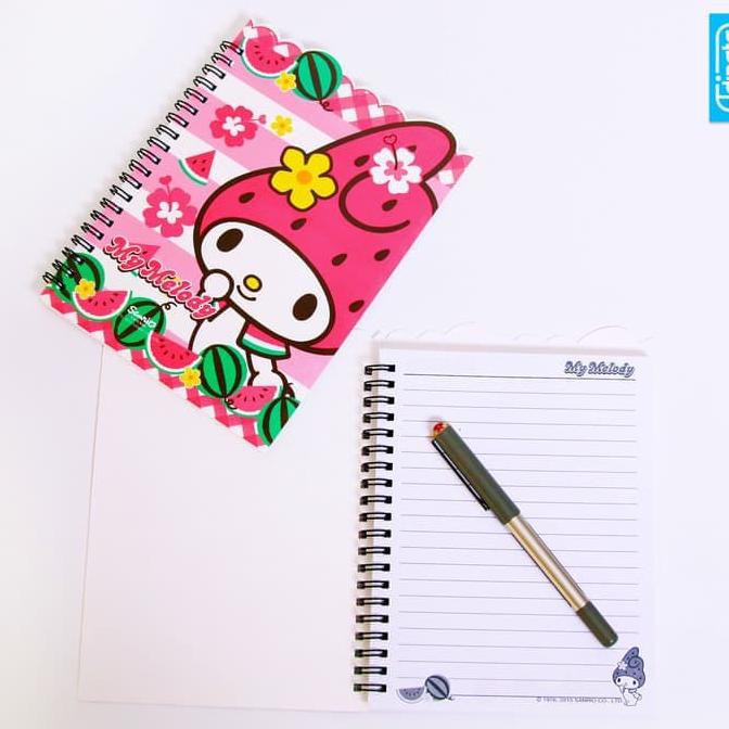 

IREADY STOCKl My Melody Diecut Notebook - Adinata / Buku Harian/ Buku Catatan ICLl