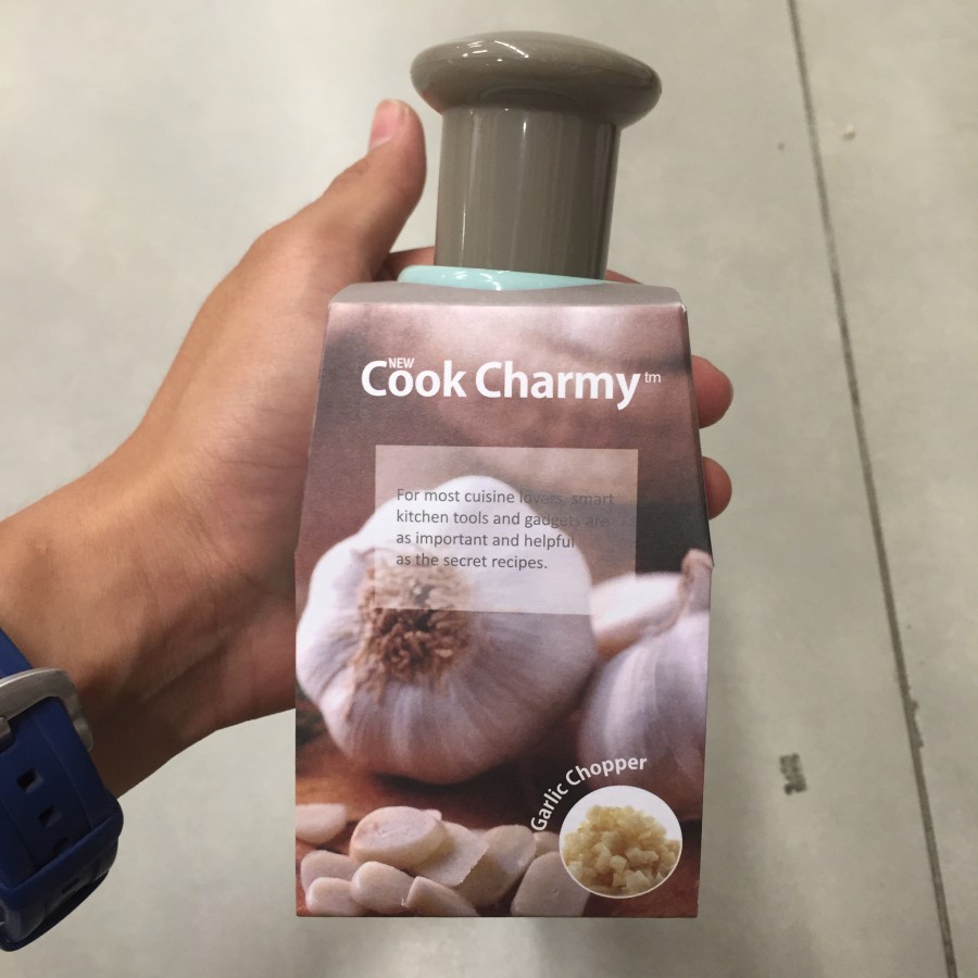 Cook Charmy Garlic Chopper TM599-434 Alat Cincang Bawang Putih Bumbu Dapur