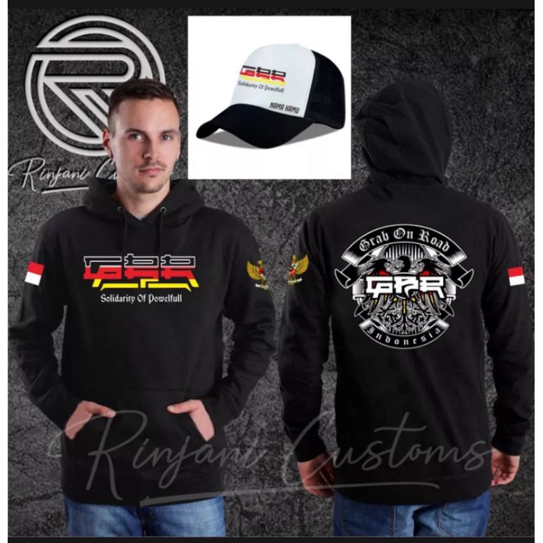 JAKET SWEATER HOODIE GBR GRATIS NAMA