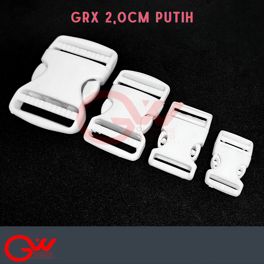 Kunci Sodok / Selot Ukuran 2cm Acetal PUTIH / GRX 2 CM PUTIH ACT