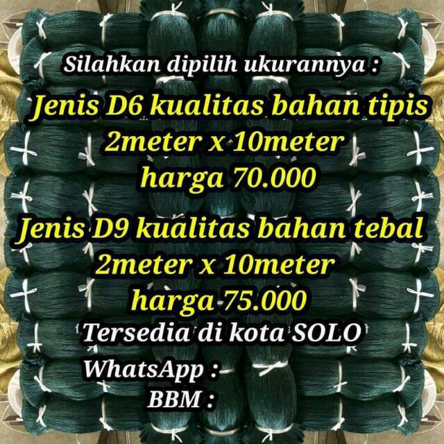 JARING KANDANG TERNAK/JARING TANAMAN/JARING SERBAGUNA