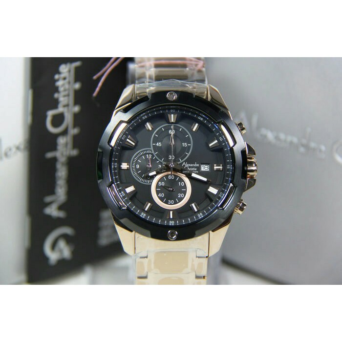 ALEXANDRE CHRISTIE AC 6305 PRIA SPORTY GOLD BLACK ORIGINAL