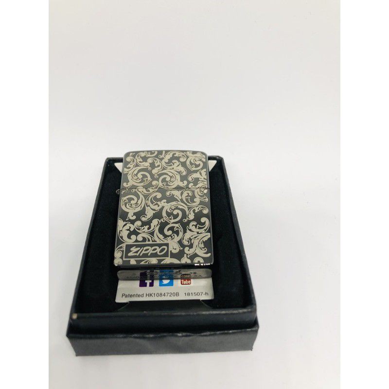 Korek Zippo Motif Batik Logo Zippo Bawah Korek Koleksi Antik