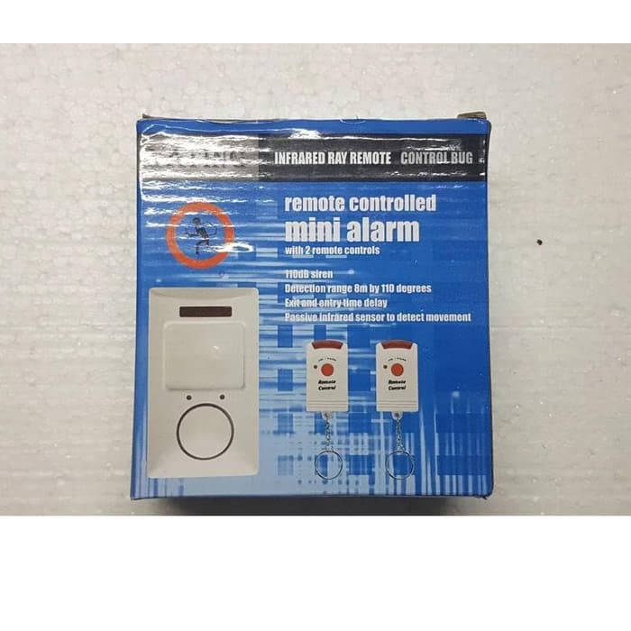 ALARM SENSOR GERAK 2 remote control Alarm BELL RUMAH anti maling