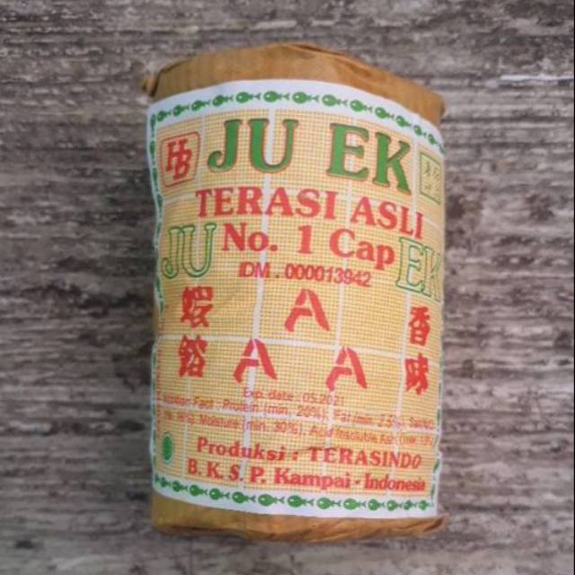 Terasi Ju Ek - Juek Terasi Asli Cap Aaa Medan 135 Gram