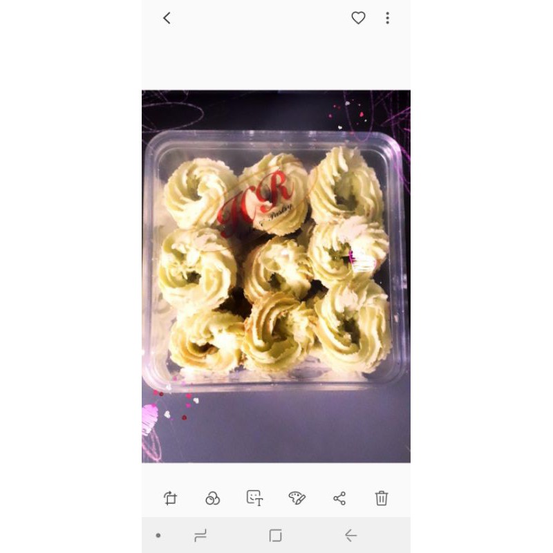 

kue sagu pandan
