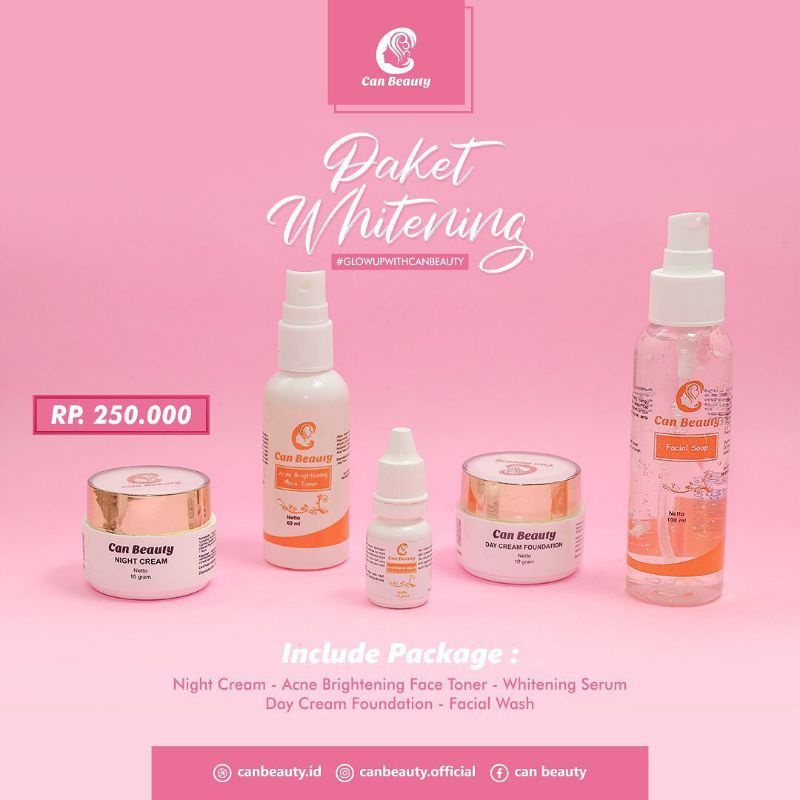 Can Beauty whitening Bpom skincare