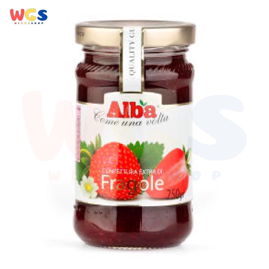 Selai Alba Fragole Strawberry Natural Fruit Jam Gluten Free 250g