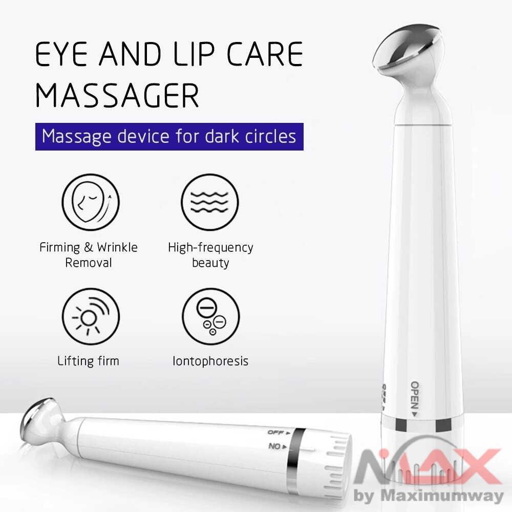 Lemecima LE01 Alat Penghilang kantung mata Electric ion setrika wajah dark circle keriput mata anti aging anti penuaan dini peremajaan kulit muka mata Mata Electric Pen Eye Massager Anti Aging Anti-Ageing Wrinkle Dark Circle Removal Rejuvenation Facial