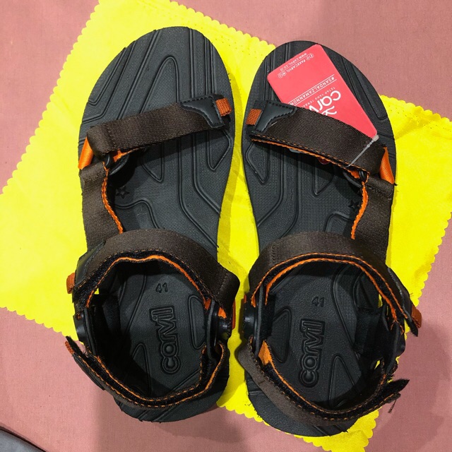  Sandal  Gunung  Pria  Cronos Carvil  Hitam Merah Coklat Orange 