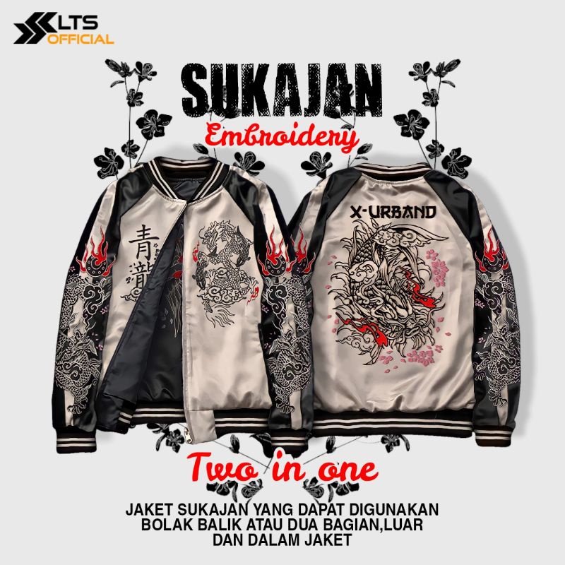 JAKET SUKAJAN EMBROIDERY TWO IN ONE JAKET PRIA JAKET SUKAJAN ORIGINAL JAKET SUKAJAN PRIA || JAKET WA