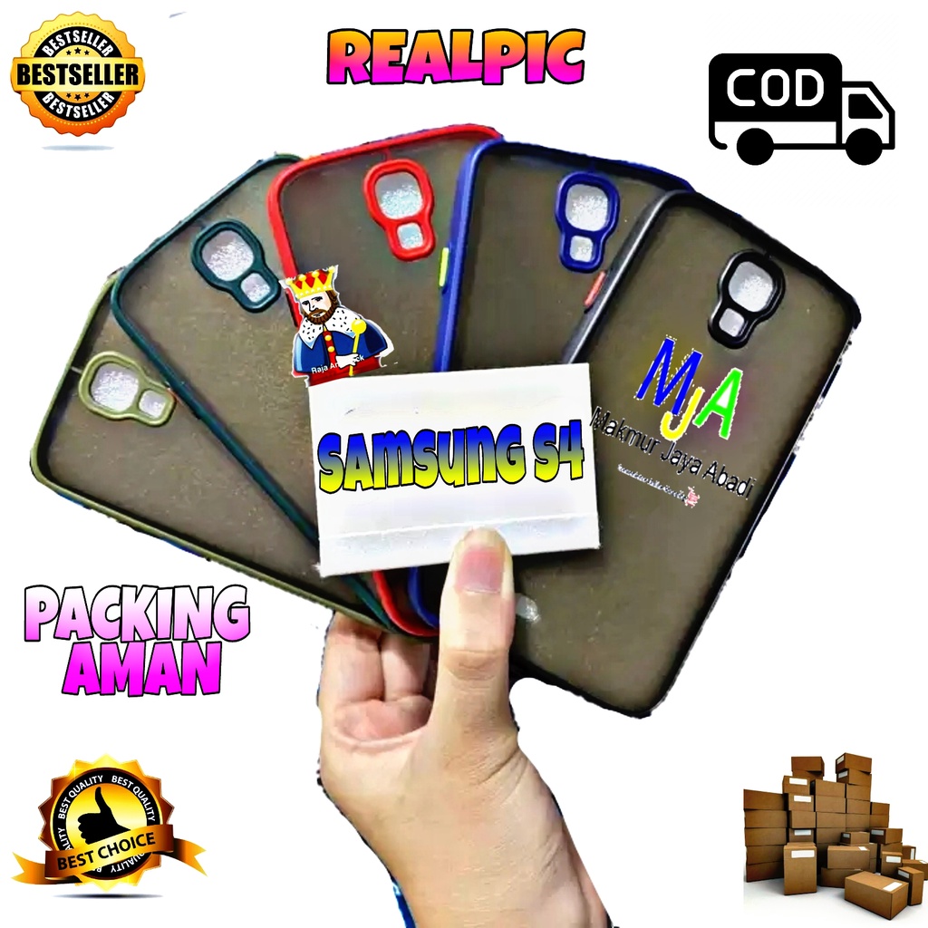 SOFTCASE SAMSUNG GALAXY S4 - CASE MATTE FULL COLOUR MY CHOICE BUMPER CASE PELINDUNG KAMERA