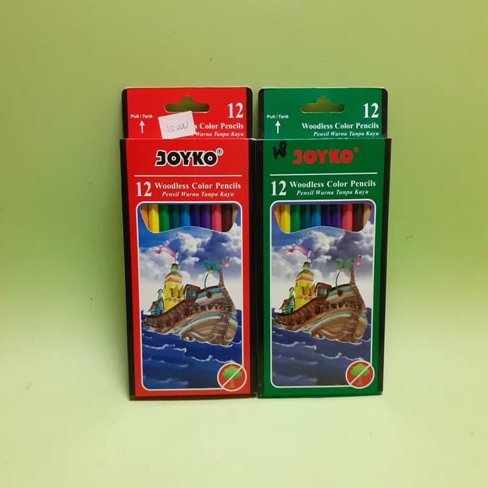 

Eklusif Pensil Warna Isi 12 Warna Joyko Hemat
