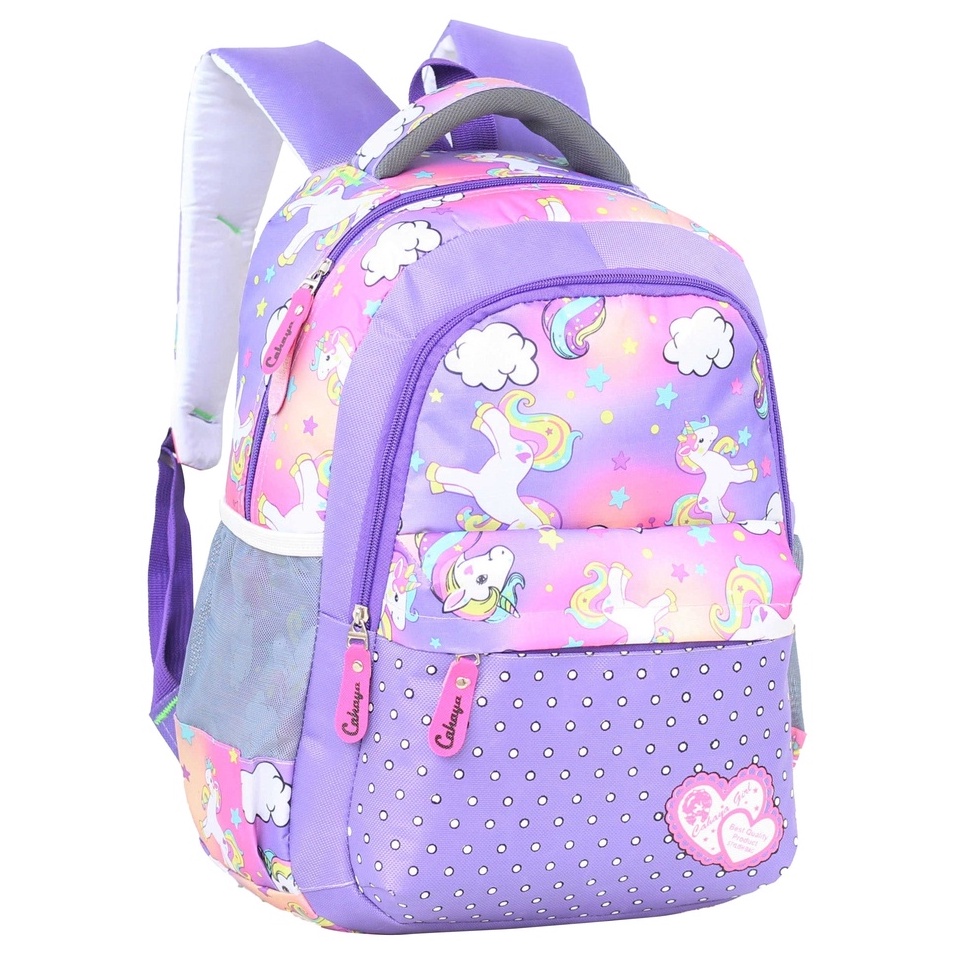 Tas Gendong Perempuan Tas Lucu Tas Ungu Tas Cahaya Unicorn Anak Tas Sekolah Anak Cantik Tas Sekolah Ransel Anak Bagus