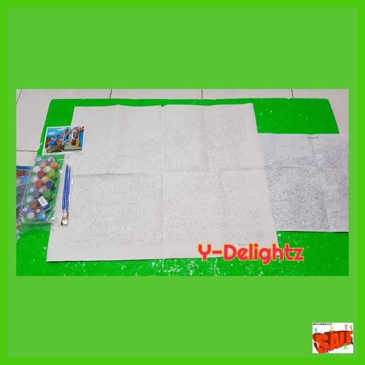

NASIKUL- DIY PAINTING BY NUMBER - SANTORINI -ASLII.