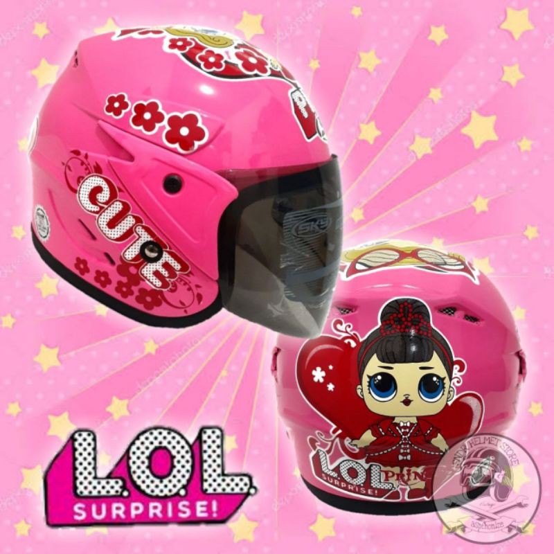 Helm Anak SKY LOL Cute 3 SD 9 Tahun