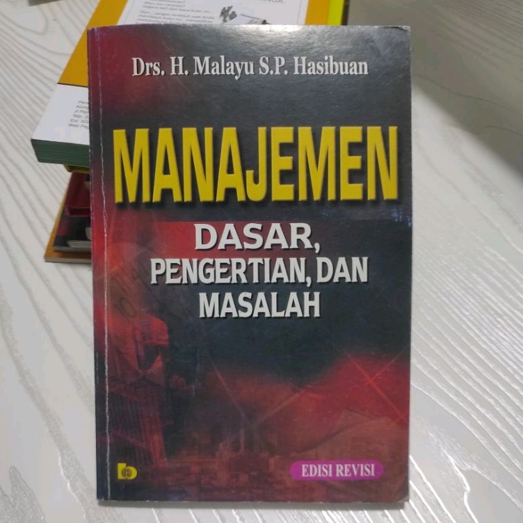 Jual Buku BEKAS ORI - Manajemen Dasar, Pengertian, Dan Masalah - SECOND ...