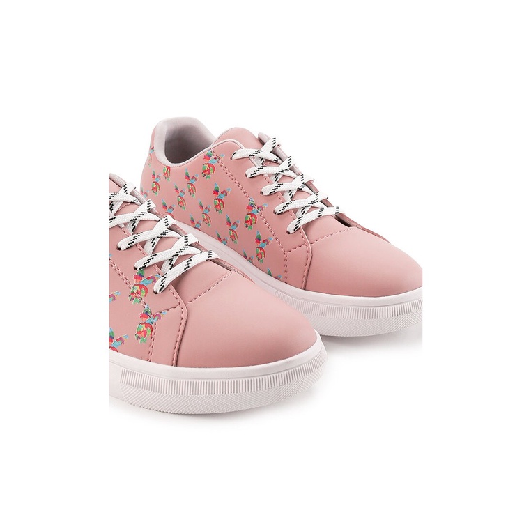 SEPATU SNEAKER PLAYBOY WANITA ORIGINAL CASUAL KETS BRANDED PINK PLW03