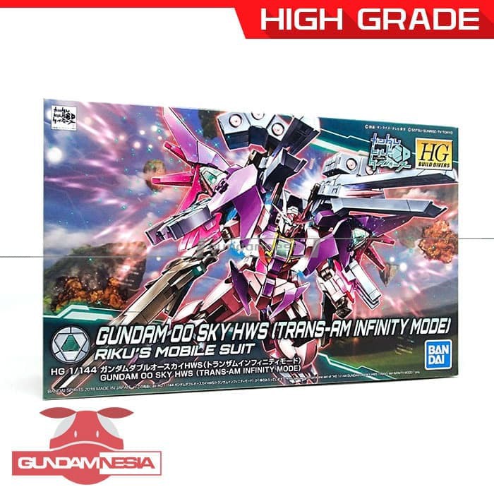 [HG] Gundam 00 Sky HWS (Trans Am Infinity Mode)