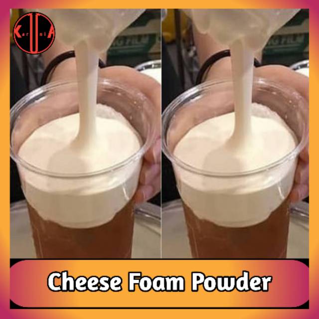 Cheese Foam Powder / Bubuk Cheese Cream untuk Topping Minuman