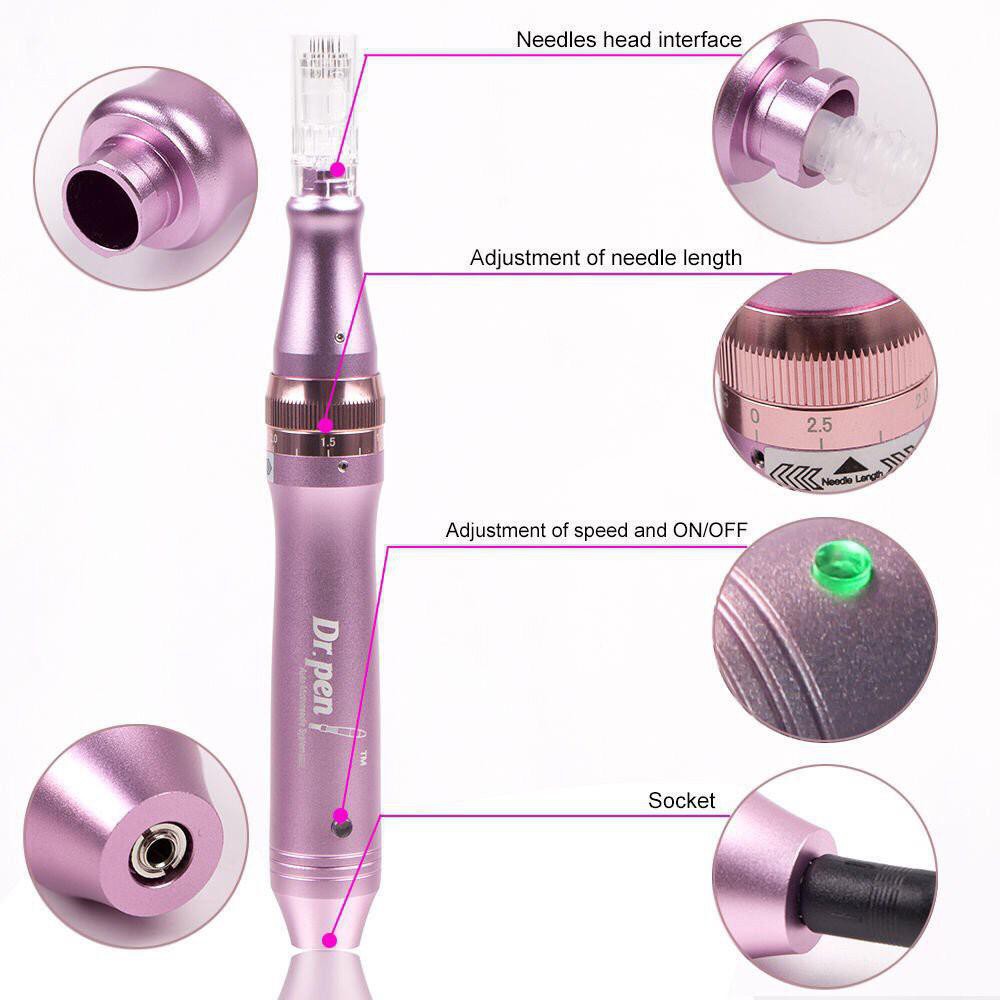 DERMAPEN Dr Pen M7 Bb Glow, Sulam Alis, Sulam Bibir MTS Acne Scar Bopeng Mym Dr.Pen