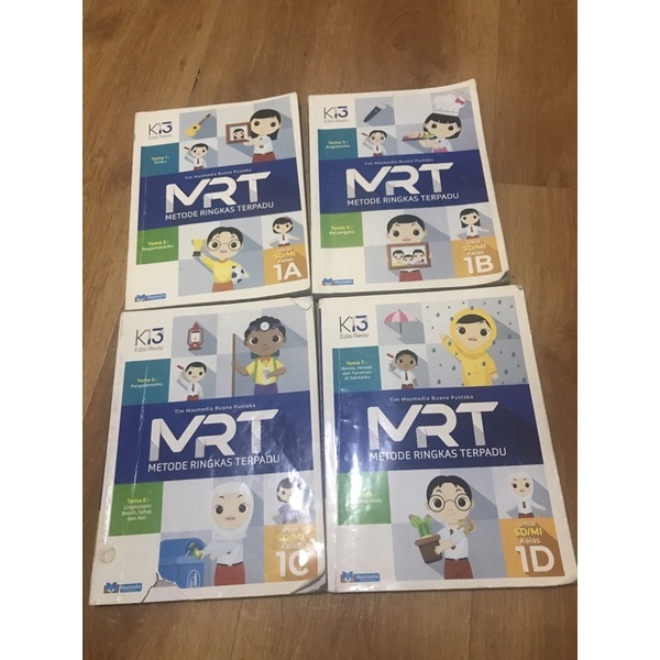 buku kelas 1sd LKS MRT masmedia A-D